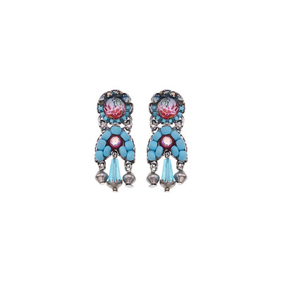 Turquoise Horizon Nimbus Earrings