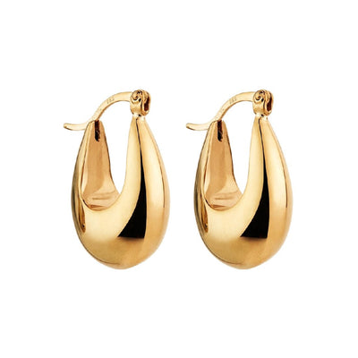 Cloudland Gold Najo Hoop Earrings