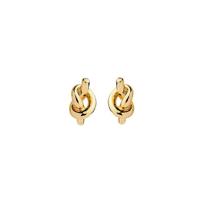 Nature's Knot Gold Najo Stud Earrings