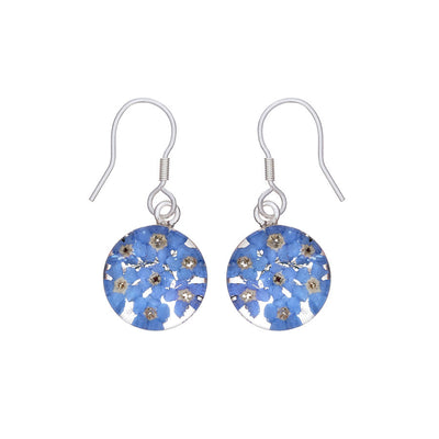 Blue Small Round San Marco Earrings