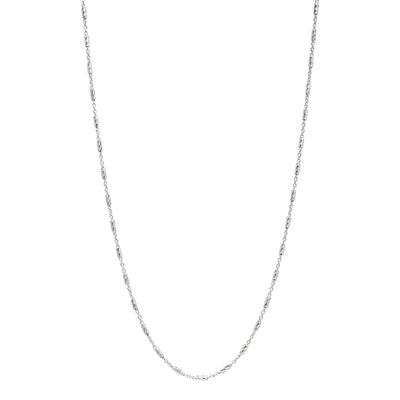 Equilibrium Silver Chain Najo Necklace -60cm