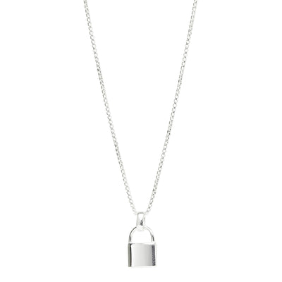 Love Lock Silver Pendant Najo Necklace