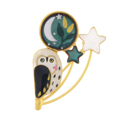 Claire De Lune Moonlight Taratata Brooch