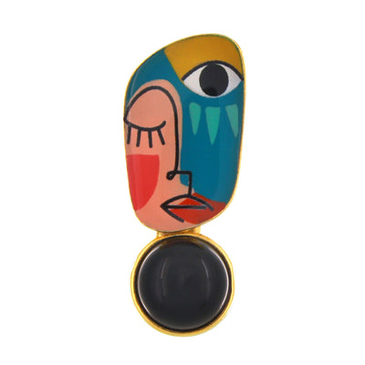 Abstract Dream Taratata Brooch 2