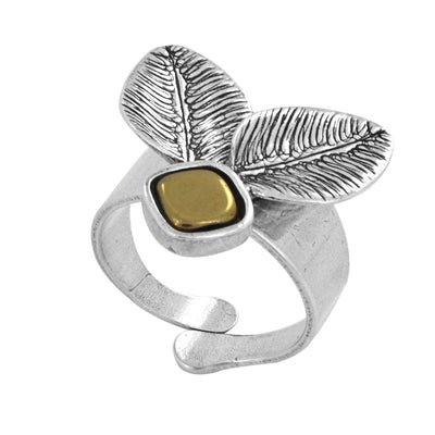 Vanilla Feather Taratata Ring