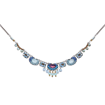 Blue Bird Set, Owl Ayalabar Necklace