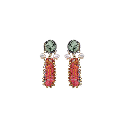 Embroided Set, Lulu  Ayalabar Earrings