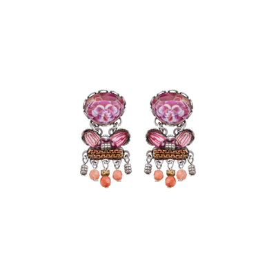 Rose Embrace Set, Carol  Ayalabar Earrings (Leverback Hooks)