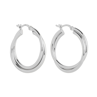Duet Silver Najo Earrings