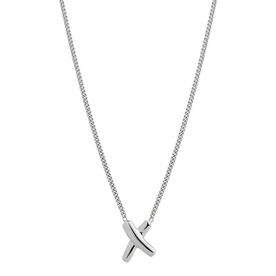 Bisous Silver  Najo Necklace
