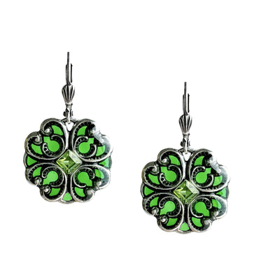 Arlane Green Au Bout Des Reves Earrings