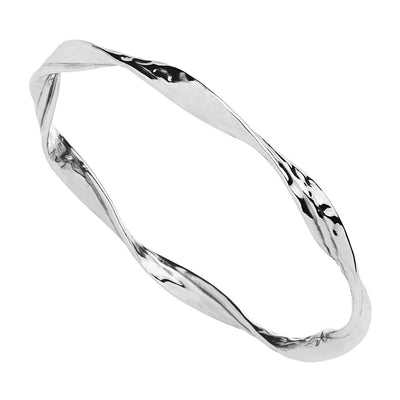 Enigma Najo Silver Bangle 68mm