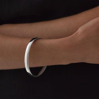 Circulo Najo Silver Bangle 68mm