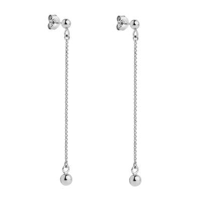Sunbeam  Silver Stud Drop Najo Earrings 